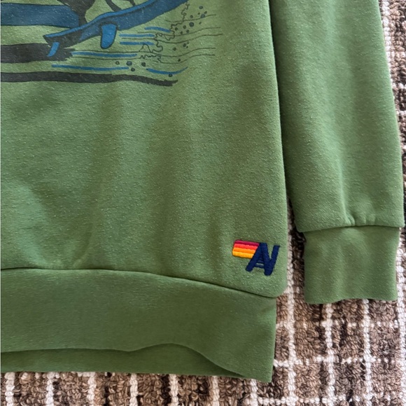 Aviator Nation Windsurf Jump Crewneck Sweatshirt - Picture 2 of 6